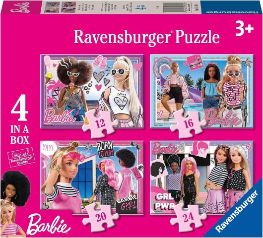 Immagine puzzle 4 Puzzle in 1 - Barbie