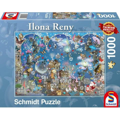 Immagine puzzle Puzzle da 1000 Pezzi - Ilona Reny: Il Cielo Azzurro di Natale