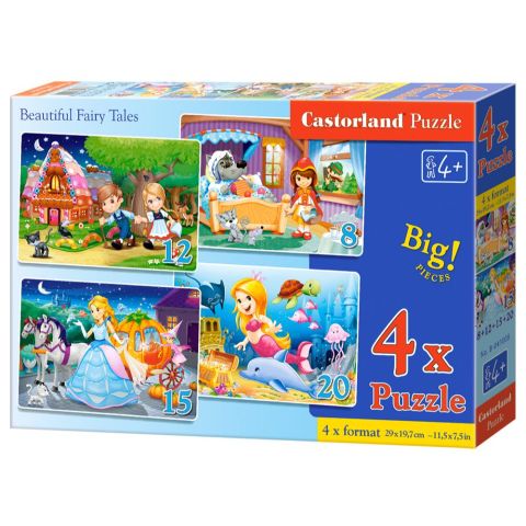 Immagine puzzle 4 Puzzle in 1 - Bellissime Fiabe