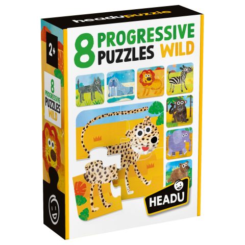 Immagine puzzle 8 Progressive Puzzles - Wild