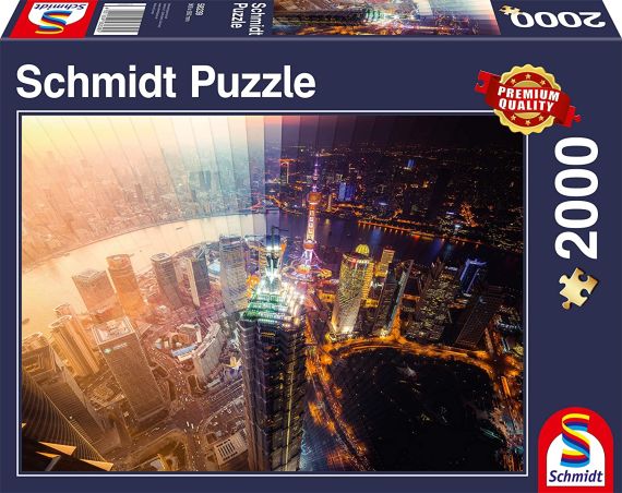 Immagine puzzle Puzzle da 2000 Pezzi - Intervallo di Tempo Notte e Giorno