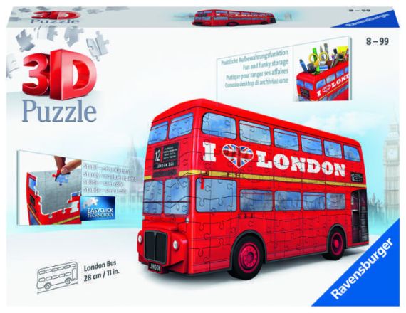 Immagine puzzle Puzzle da 216 Pezzi 3D Serie Midi - Bus Londinese