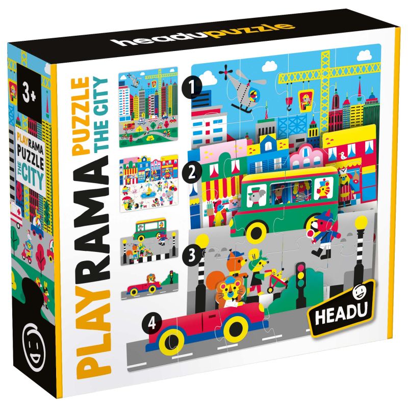 Immagine puzzle Playrama Puzzle - The City
