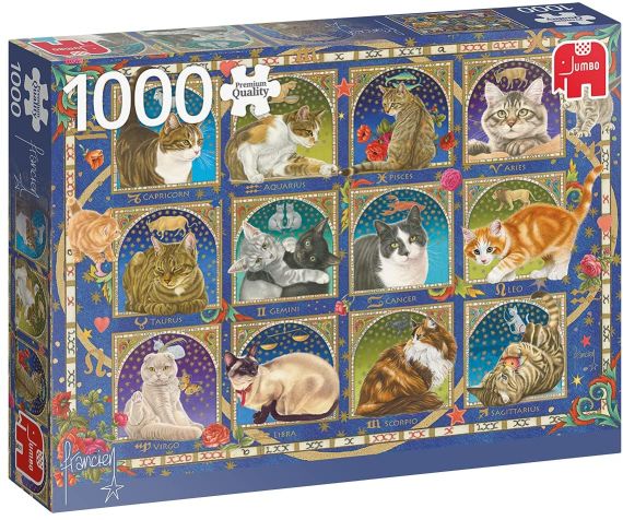 Immagine puzzle Puzzle da 1000 Pezzi - Oroscopo di Gatti