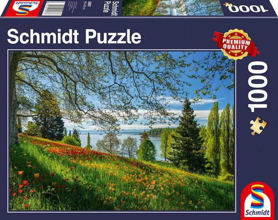 Immagine puzzle Puzzle da 1000 Pezzi - Fioritura dei Tulipani, Isola Mainau