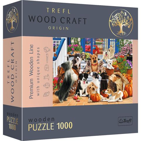 Immagine puzzle Puzzle da 1000 Pezzi Woodcraft -  Amicizia Canina