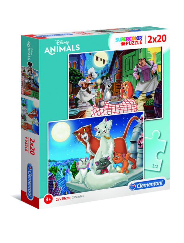 Immagine puzzle 2 Puzzle da 20 pezzi - Disney Animals