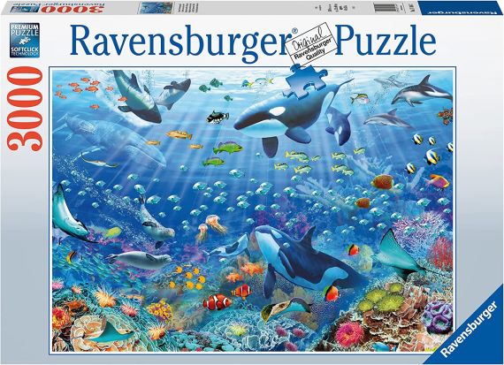 Immagine puzzle Puzzle da 3000 Pezzi - Variopinto Mondo Subacqueo