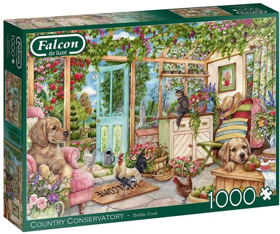 Immagine puzzle Puzzle da 1000 Pezzi Falcon - Country Conservatory