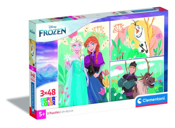 Immagine puzzle 3 Puzzle da 48 Pezzi - Frozen