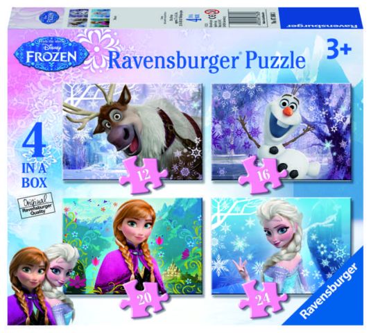Immagine puzzle 4 Puzzle in 1 - Frozen