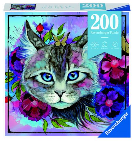 Immagine puzzle Puzzle da 200 Pezzi - Puzzle Moments: Occhi di Gatto