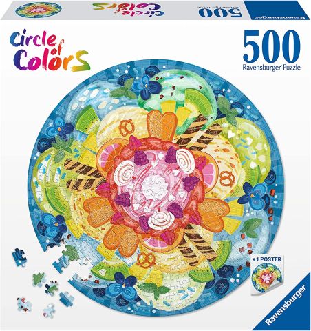 Immagine puzzle Puzzle da 500 Pezzi - Circle of colors: Coppa di Gelato