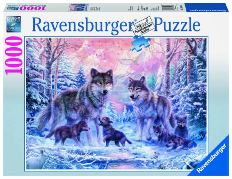 Immagine puzzle Puzzle da 1000 Pezzi - Lupi Artici