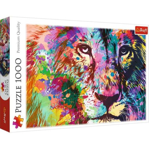 Immagine puzzle Puzzle da 1000 Pezzi - Colorful Lion