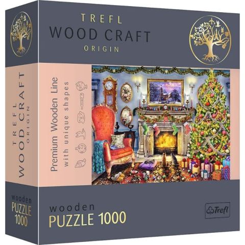 Immagine puzzle Puzzle da 1000 Pezzi Woodcraft - By the Fireplace 