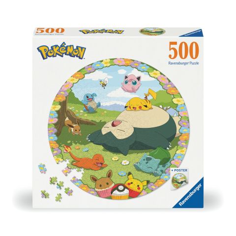 Immagine puzzle Puzzle da 500 Pezzi Circolare - Pokémon