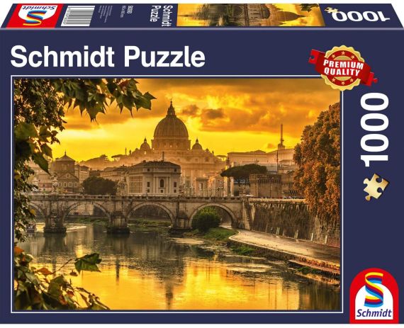Immagine puzzle Puzzle da 1000 Pezzi - Luce Dorata su Roma