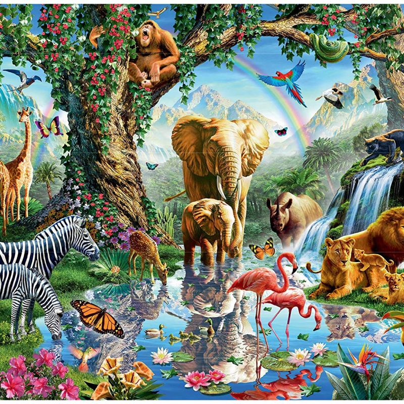 Altre immagine puzzle Puzzle da 1000 Pezzi - Fantasy: Avventure nella giungla