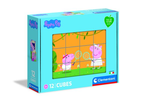 Immagine puzzle  Cubi 12 Pezzi - Peppa Pig