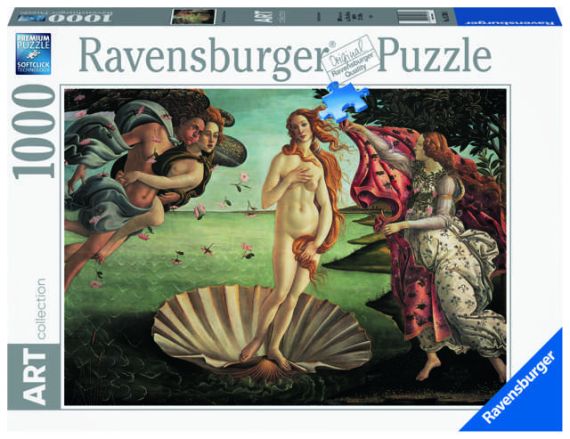 Immagine puzzle Puzzle da 1000 Pezzi - Art Collection: Botticelli, Nascita di Venere