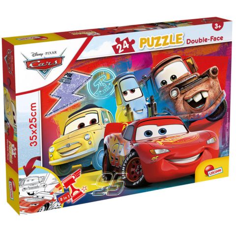Immagine puzzle Puzzle da 24 Pezzi Double-Face - Cars