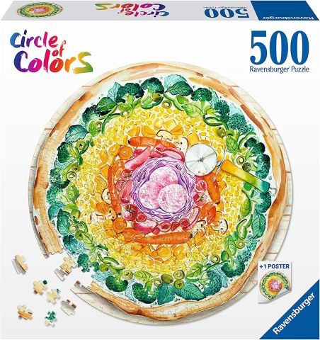 Immagine puzzle Puzzle da 500 Pezzi - Circle of Colors: Pizza