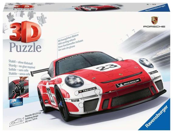 Immagine puzzle Puzzle da 152 Pezzi 3D - Porsche 911 GT3 Cup Salzburg 