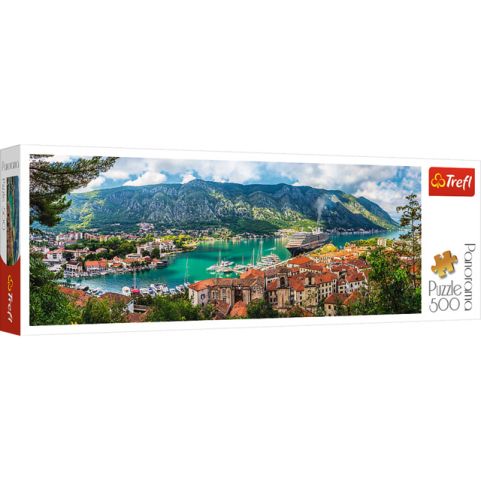 Immagine puzzle Puzzle da 500 Pezzi Panorama - Kotor, Montenegro