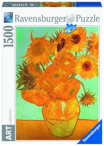 Immagine puzzle Puzzle da 1500 Pezzi - Van Gogh: Vaso con Girasoli