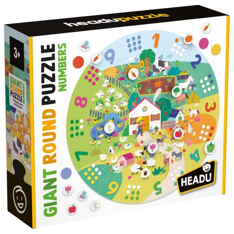 Immagine puzzle Giant Round Puzzle - Numbers