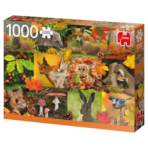 Immagine puzzle Puzzle da 1000 Pezzi - Animali d'Autunno