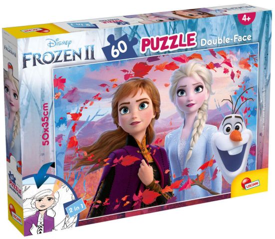 Immagine puzzle Puzzle da 60 Pezzi Double-Face - Frozen