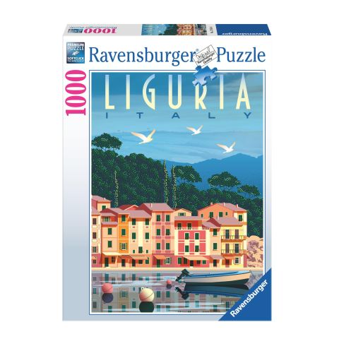 Immagine puzzle Puzzle da 1000 Pezzi - Cartolina dalla Liguria