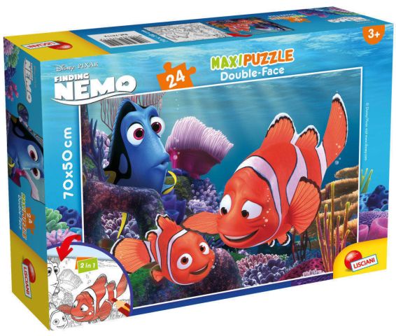 Immagine puzzle Puzzle da 24 Pezzi Maxi Double Face - Alla Ricerca di Nemo