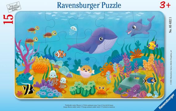 Immagine puzzle Puzzle da 15 Pezzi - Cuccioli di Mare