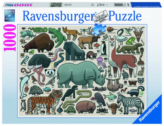 Immagine puzzle Puzzle da 1000 pezzi - Animali Selvaggi
