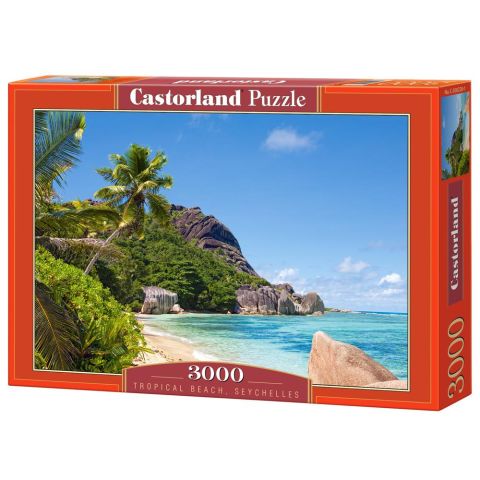Immagine puzzle Puzzle da 3000 Pezzi - Spiaggia Tropicale, Seychelles