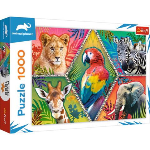 Immagine puzzle Puzzle da 1000 Pezzi - Exotic Animals