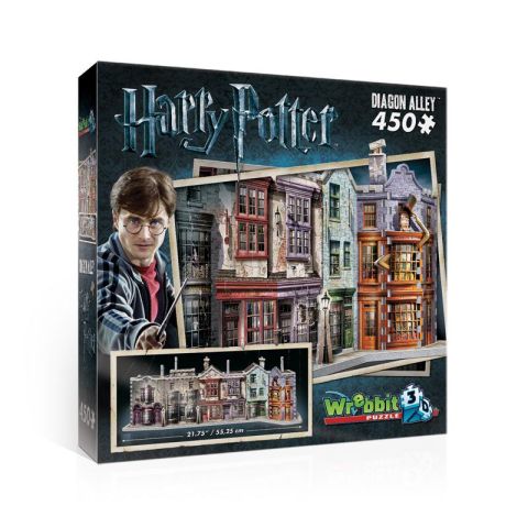 Immagine puzzle Puzzle da 450 Pezzi 3D - Harry Potter: Diagon Alley