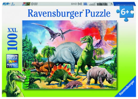 Immagine puzzle Puzzle da 100 Pezzi XXL - Dinosauri