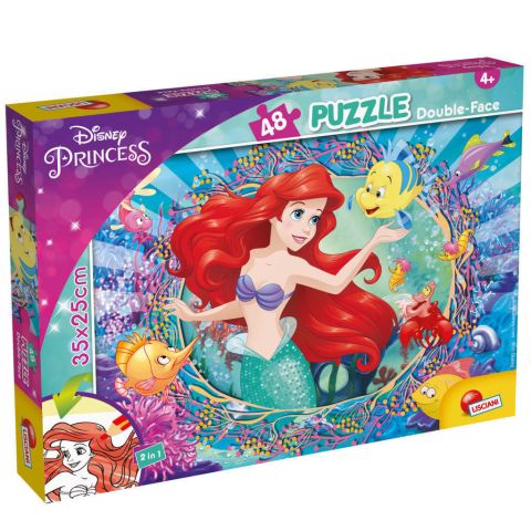 Immagine puzzle Puzzle da 48 Pezzi Double-Face - Disney Princess: Ariel