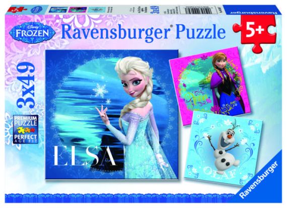 Immagine puzzle 3 Puzzle da 49 Pezzi - Frozen C