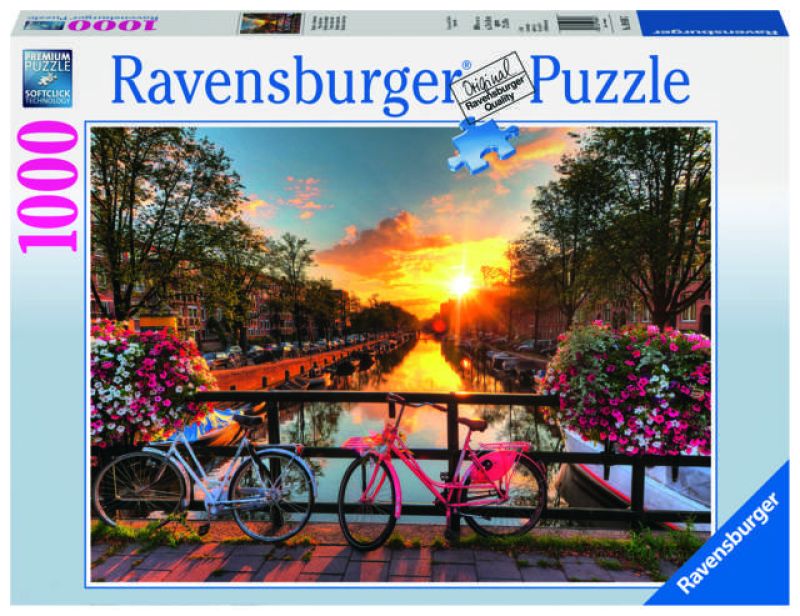 Immagine puzzle Puzzle da 1000 Pezzi - Biciclette ad Amsterdam