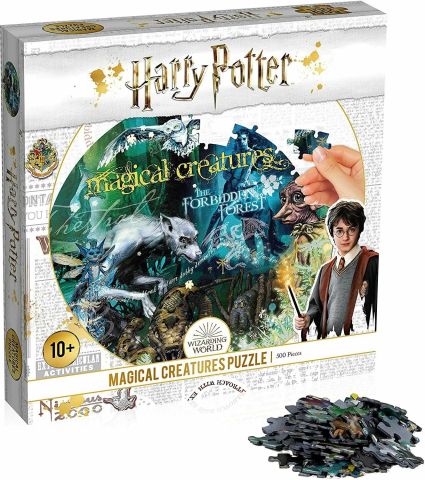 Immagine puzzle Puzzle da 500 Pezzi Circolare - Harry Potter Creature Magiche