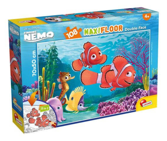 Immagine puzzle Puzzle da 108 Pezzi Double Face - Alla Ricerca di Nemo