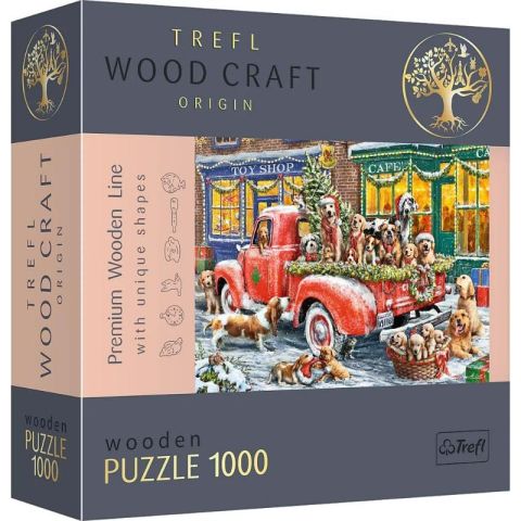 Immagine puzzle Puzzle da 1000 Pezzi Woodcraft - Santa's Little Helpers 