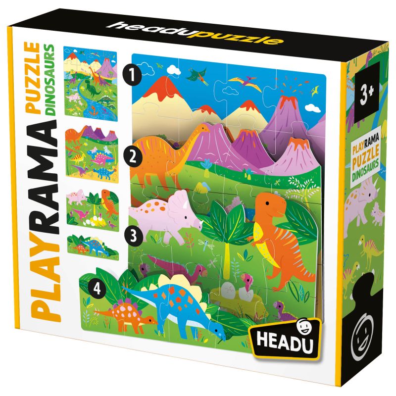 Immagine puzzle Playrama Puzzle - The Dinosaurs